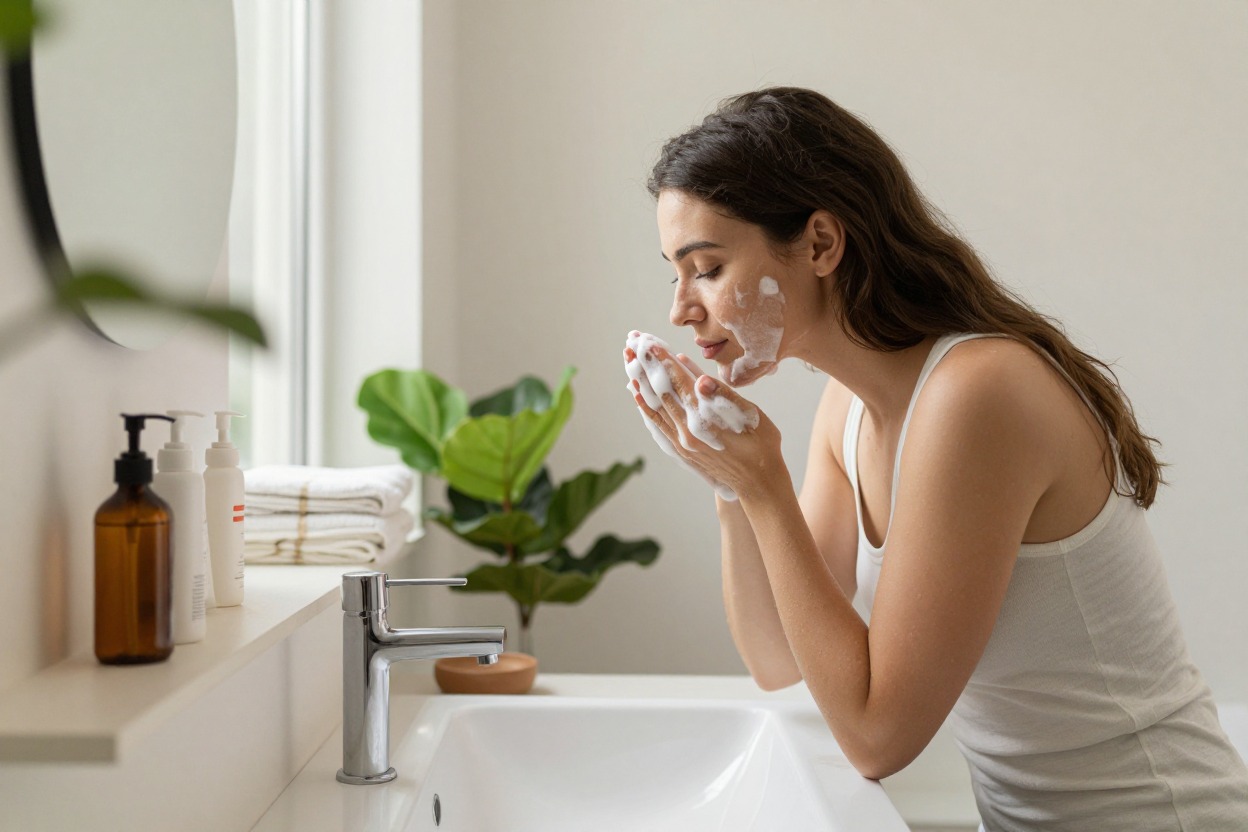 Exfoliating Cleansers for Acne as part of a daily skincare routine
