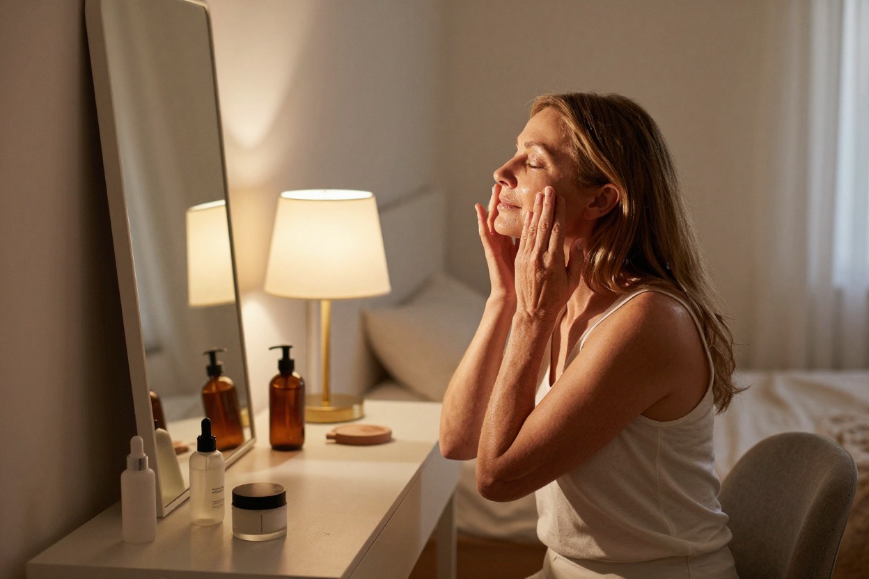 Anti-Aging Skincare Routine as part of a daily skincare routine