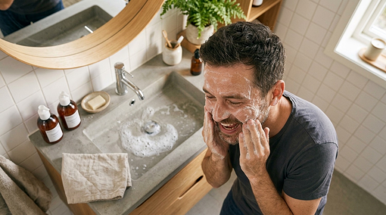 Gentle Cleansers for Sensitive Skin as part of a daily skincare routine