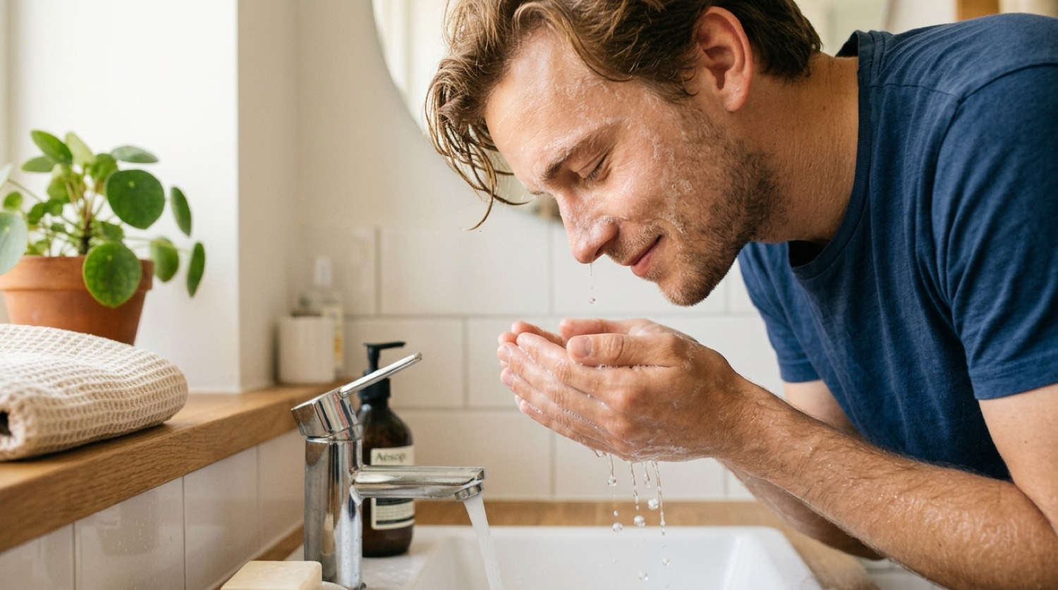 Dermatologist-Recommended Cleansers as part of a daily skincare routine