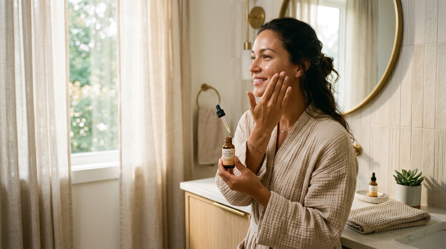 Peptide Serums as part of a daily skincare routine
