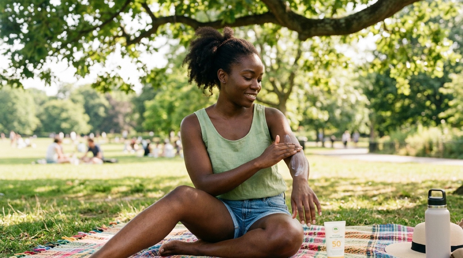 Tinted Facial Sunscreens as part of a daily skincare routine